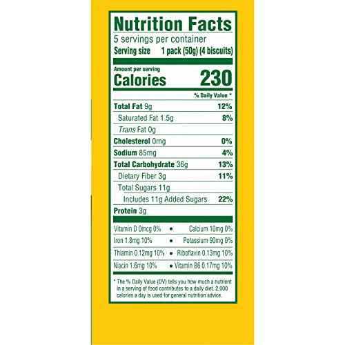 belVita Breakfast Bars Biscuits, Toasted Coconut, 30 Total Packs, 6 Boxes (4 Biscuits Per Pack)