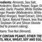 Salad Pizazz Sliced Almonds  Sea Salt ed Pepper  Non-GMO  All-Natural  Kosher Salad Topper  Resealable Bag  3.25 Ounce