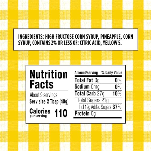 Smuckers Pineapple Topping, 12 Ounce (Pack of 6)