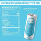 CoAqua Organic Coconut Water, 24 Pack, Natural Electrolytes for Hydration, Naturally Sweet Electrolyte Drink Potassium, Pure Coc