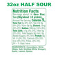 Grillos Pickles Half Sour Whole Pickles, 32 Fl oZ