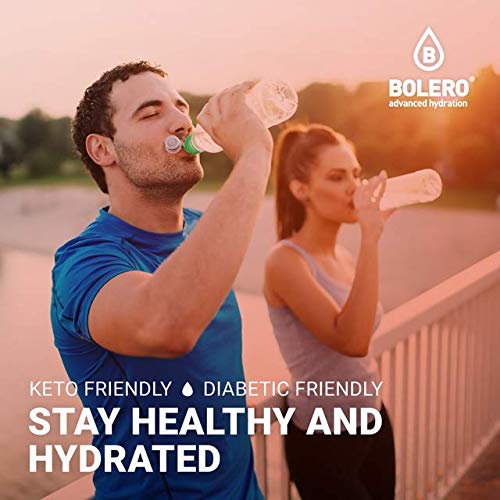 Bolero – Orange Flavored, Sugar Free And Low Calorie Powdered Drink Mix, Makes 1/2 Gallon For Strong Flavor Or 1 Gallon For Mild Flavor, 12 Large Sachets - Europe'S Favorite Drink Mix