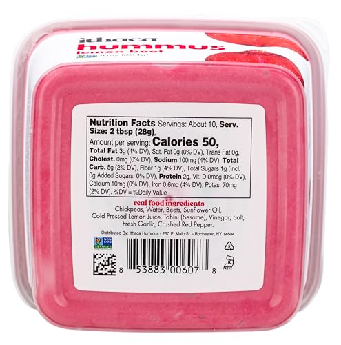 ITHACA HUMMUS LEMON/BEET (6x10.00)