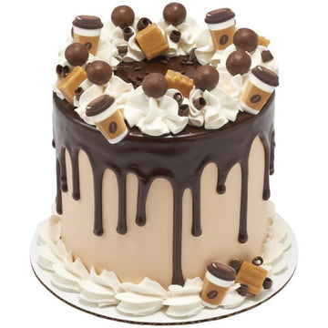 Mocha Coffee Cup Shape Edible Sugar Cake Topper, 12 Count - Great For Cupcakes, Cookies, Cakes, Cakes Pops