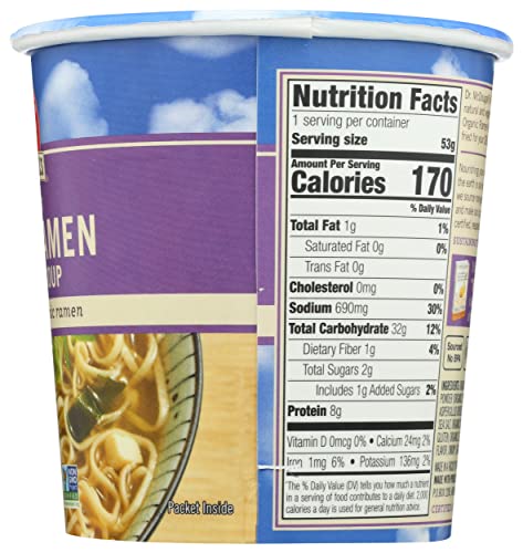 Dr. McDougall's Miso Big Soup Cup, 1.9 Oz (Pack of 6) - Healthy, Vegan Instant Soup, Perfect for Quick Meals