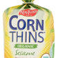 Real Foods Organic Corn Thins, Sesame Flavor, Gluten Free, 5.3 oz Bag, Pack of 12