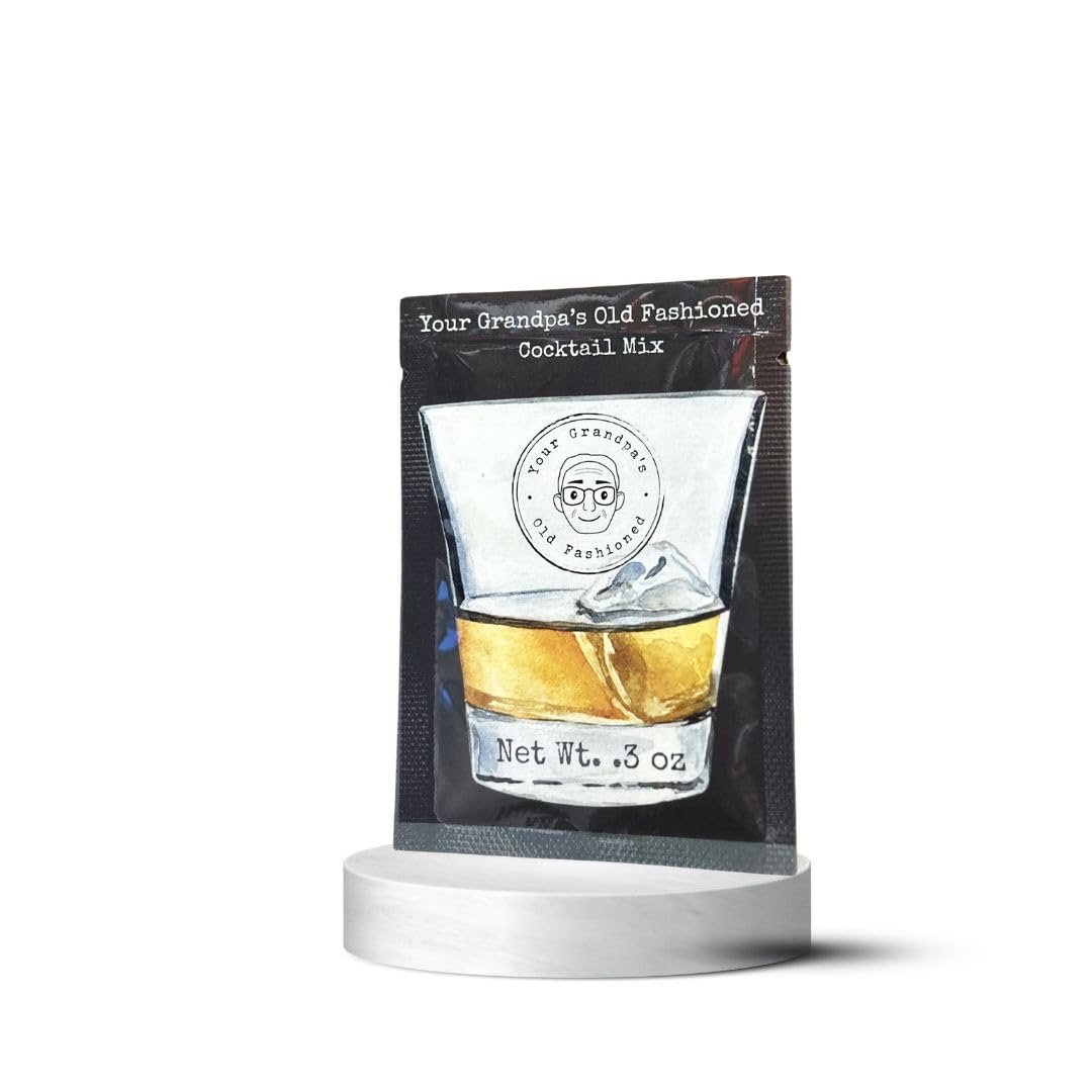 Your Grandpas Old Fashioned Cocktail Mix - Single Serve Variety Pack, Original, Oak Smoked, Bourbon Bread Pudding