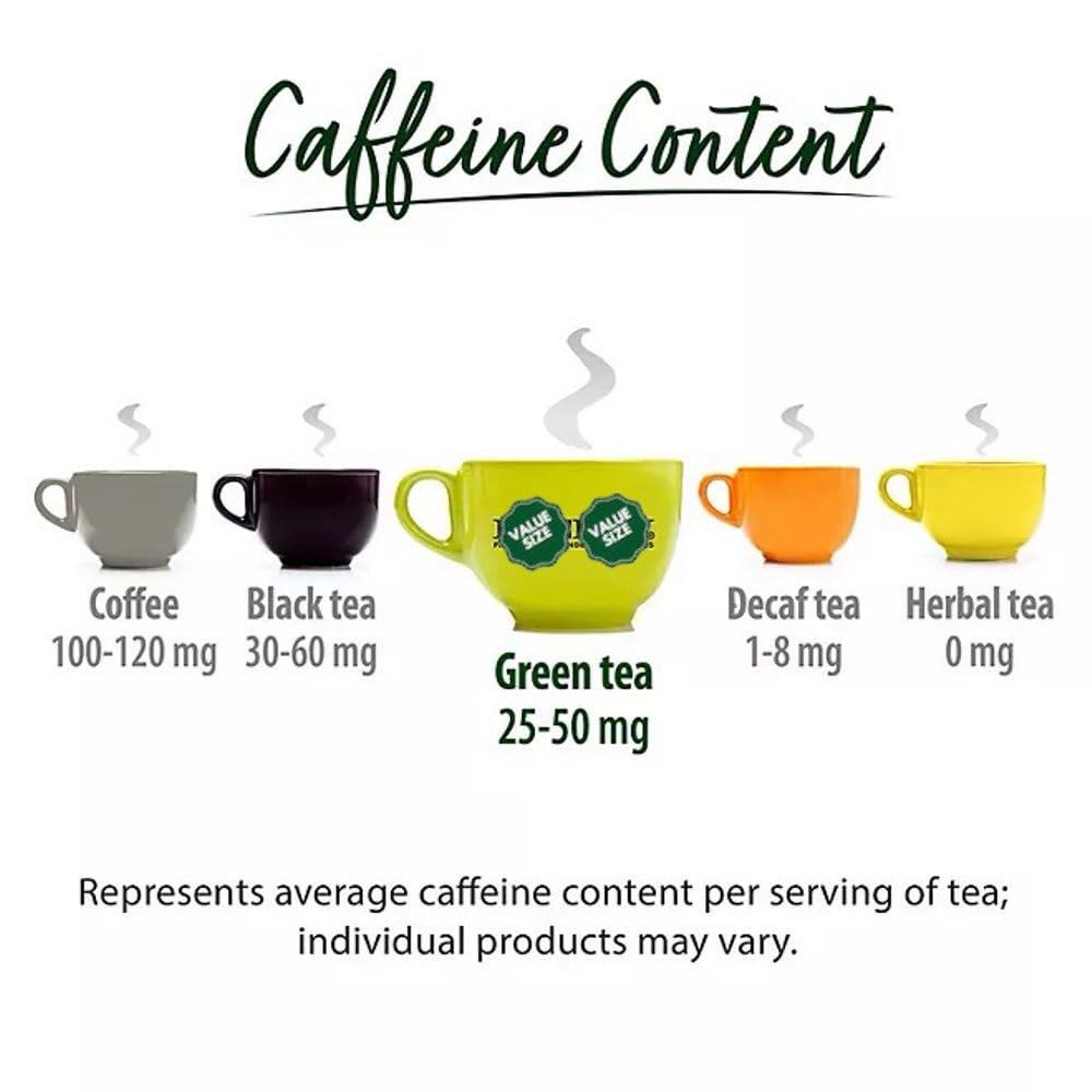 Bigelow Premium Organic Green Tea, 160 Count, Includes Storage Bag