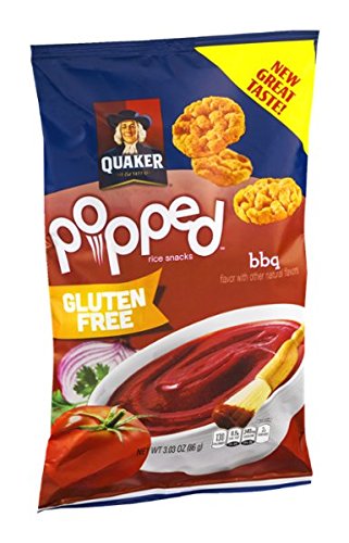 Quaker Popped Gluten Free Rice Snacks Bbq Flavor - 3.03 Oz