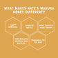 Nates Raw Manuka Honey New Zealand MGO 512+ | UMF Certified 15+ | 13.2 oz Squeeze Bottle