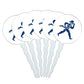 Washburn University Secondary Logo Cupcake Picks Toppers Decoration Set of 6