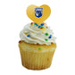 GRAPHICS & MORE Cupcake Picks Set of 6, Acrylic, University of North Georgia, One Size, Heart Decoration Toppers