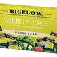 Bigelow Tea Green Tea Assortment, Individually Wrapped Tea Bags With Classic, Decaffeinated, Mint, Peach, Constant Comment, Lemo