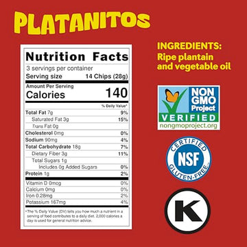 Mayt   Chili Lemon Plantain Chip | Healthy Snacks | 3 Oz Snacks | Non Gmo | Gluten Free Snacks | Kosher | Plantains Chips
