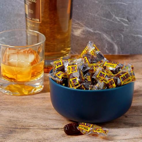 CandyKorner Dads Root malt-inspired Barrels Hard Candy, Gluten-Free, 1 Pound Bag, Nostalgic Individually Wrapped