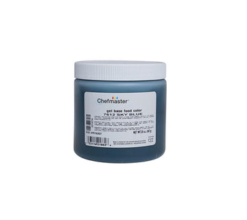 Chefmaster Sky Blue Gel Food Coloring | Vibrant Color | Professional-Grade Dye for Icing, Frosting, Fondant | Baking & Decoratin