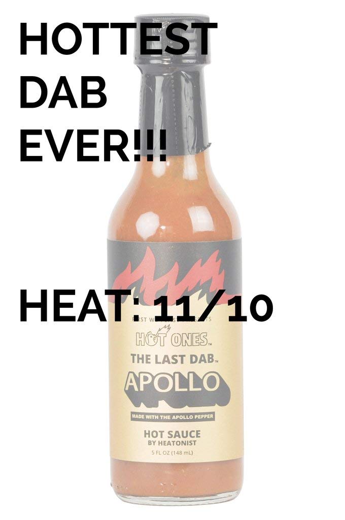 Hot Ones The Last Dab Apollo Hot Sauce Made With Natural Ingredients & Extra Hot Flavors, The Only Hot Sauce In The World Made W