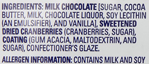Ocean Spray Craisins Milk Chocolate Dried Cranberries (Pack Of 4)