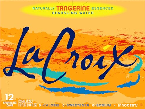 La Croix, Tangerine Sparkling Water, 12 oz, (pack of 12)