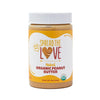 Spread The Love Organic Peanut Butter, Creamy, Vegan, Gluten-Free, 16 Ounce, No Added Salt or Sugar, Dry-Roasted