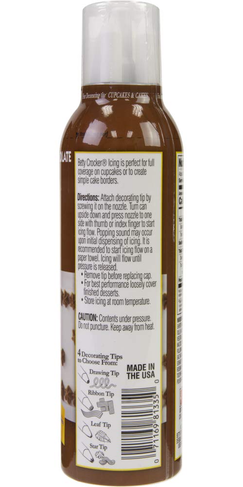 Betty Crocker Icing Cupcke Chocolate, 9.1 Oz