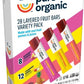 Pure Organic Layered Fruit Bars Variety Pack 28 Count