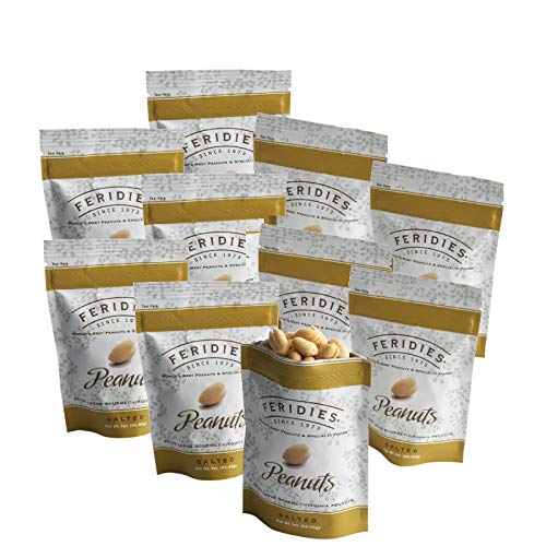 FERIDIES Salted Peanuts - 10 Pack, 3 Ounce - Value Pack, 38--01-S002