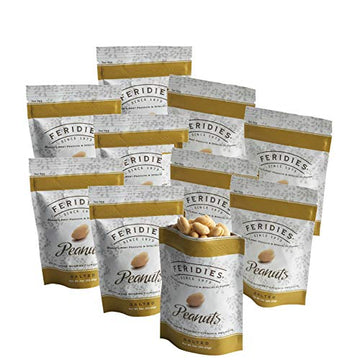 FERIDIES Salted Peanuts - 10 Pack, 3 Ounce - Value Pack, 38--01-S002