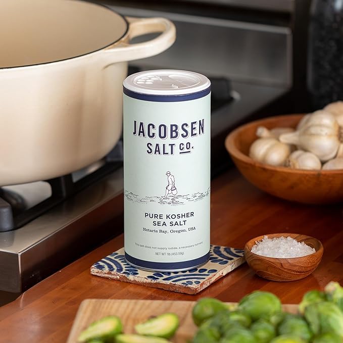 Jacobsen Salt - Chef Jar - Flake Finishing Salt - 17.6 Oz