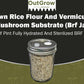 Brf Jars Brown Rice Flour Mushroom Substrate