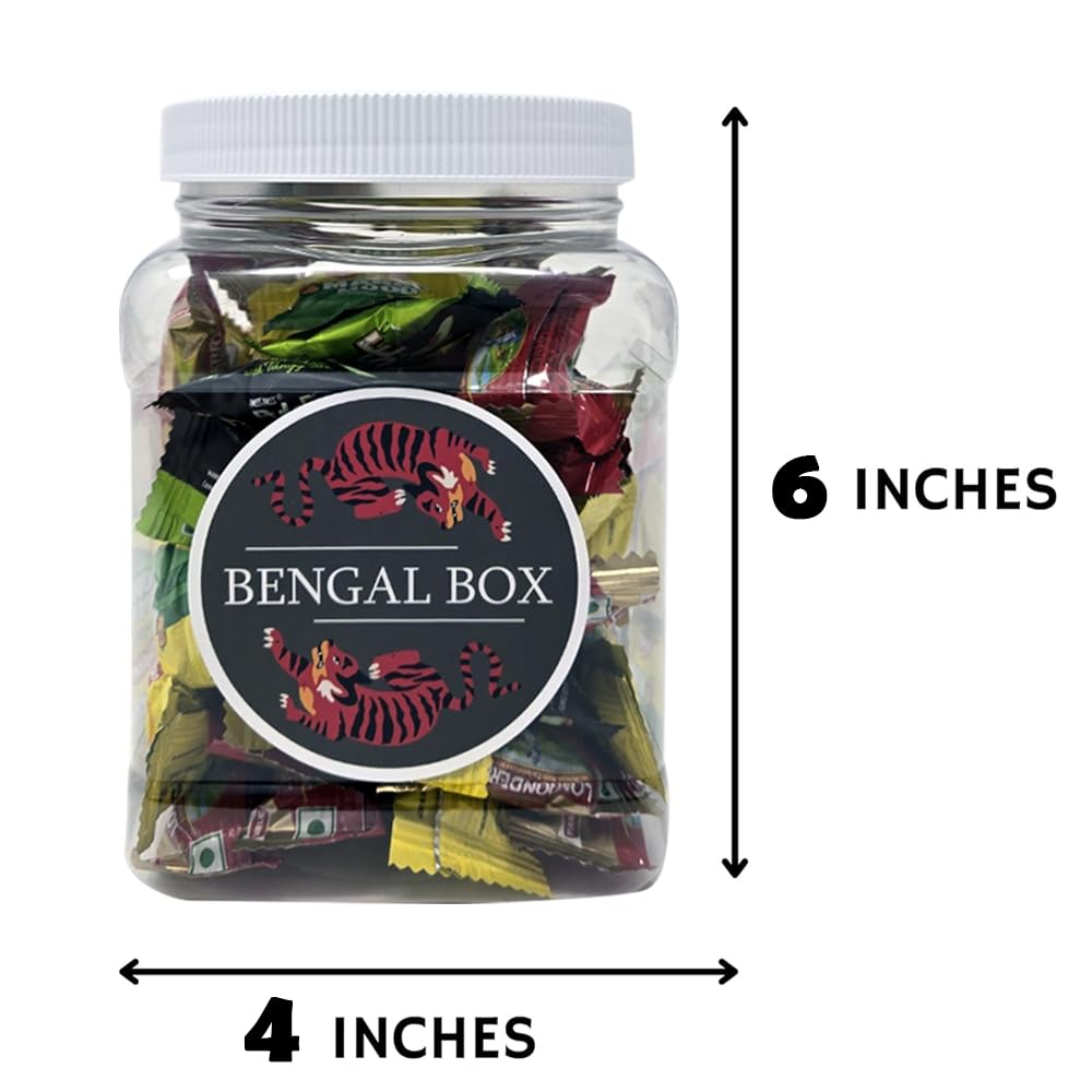 BOX OF LIFE Indian Assorted Candy Pack - Premium Jar, 300g Individually Wrapped   (Parle Londonderry, Mango Mood, PassPass Pulse)
