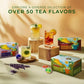 Gya Tea Co Ginger Peach Black Tea Pods, Caffeinated, 16 Count, Enjoy Hot or Iced