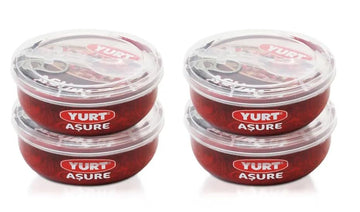 Ashure Authentic Turkish Dessert with Grains, Dried Fruits, and Nuts. Ready to Eat. Asure, Noah's Pudding. 7 Ounce (Pack of 4)