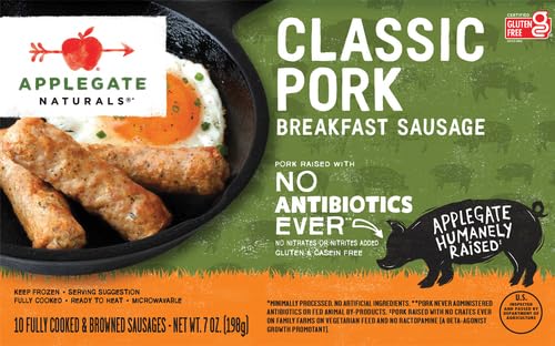 Applegate, Natural Classic Pork Breakfast Sausage, 7 oz (Frozen)