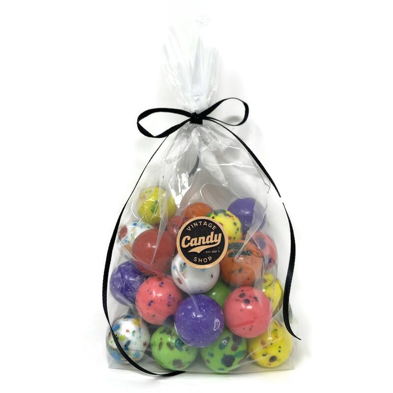 Jaw Breakers, Bruisers, Jawbusters Hard Candy Assortments, Choose Your Favorite (1in Rainbow Fruit, One pound)