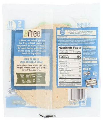 Bfree High Protein Carb Savvy Tortillas, 7.41 Oz - 5 Tortillas (Pack Of 1)