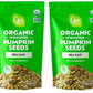 Go' Raw Sprouted Organic Pumpkin Seeds with Sea Salt, 22 oz Pack of 2