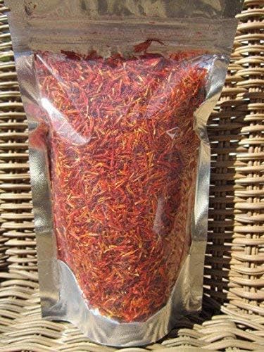 Nature Tea Safflower Petals - Dried Loose Petals, 2 oz, Orange/Red/Yellow