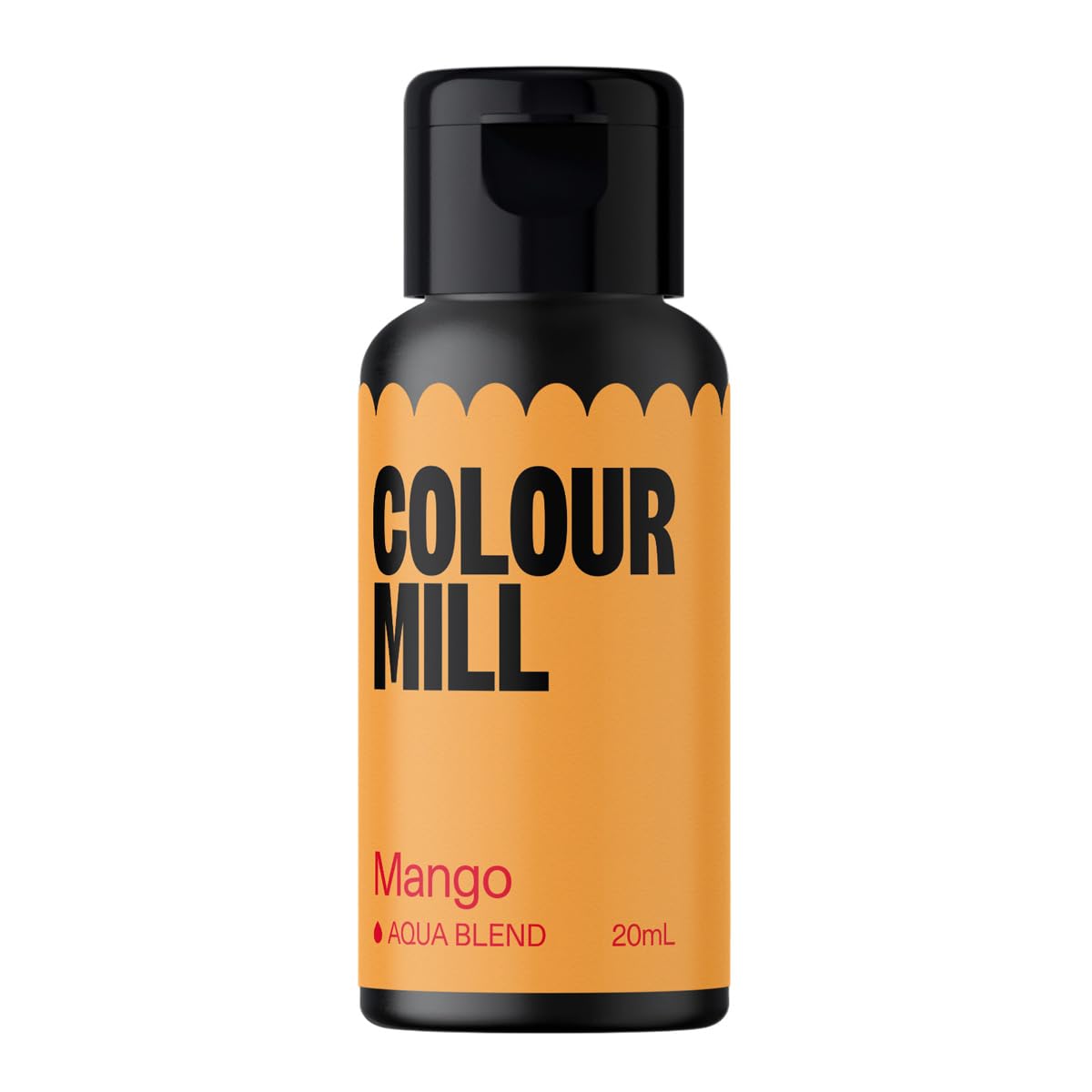 Colour Mill Aqua Blend Food Coloring, Water-Based, 20ml, Mango, CMA20MAN