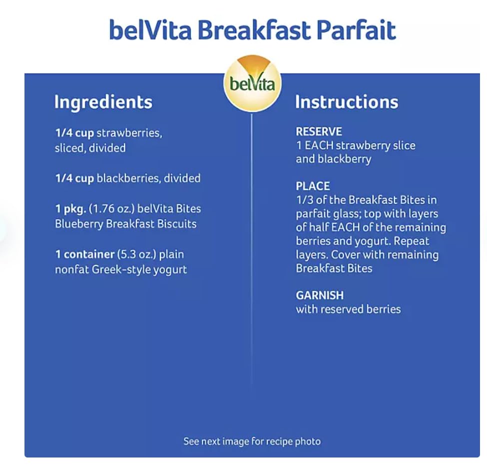 Belvita Breakfast Biscuits Variety Packs | 3 Natural Flavors - 12 Chocolate Belvita Snack Packs, 12 Cinnamon Brown Snack Packs,