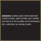 SQUIRREL BRAND Caramel Toasted Colada Cashews 3.5 oz with sweet toasted coconut, natural flavors