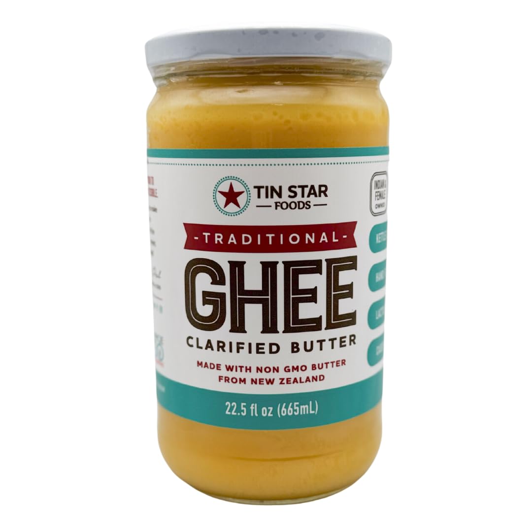 Tin Star Foods - Grassfed Ghee (Grassfed Biodynamic 22.5 oz)