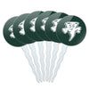 Lake Erie College Secondary Logo Cupcake Picks Toppers Decoration Set of 6