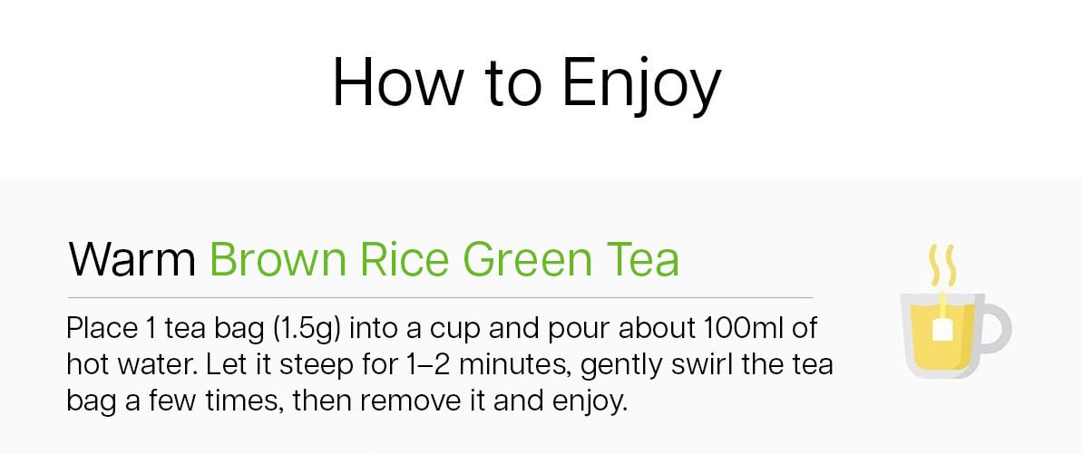 Damtuh Korean Brown Rice Green Tea Genmaicha Tea 150 Tea Bag (Pack Of 1)