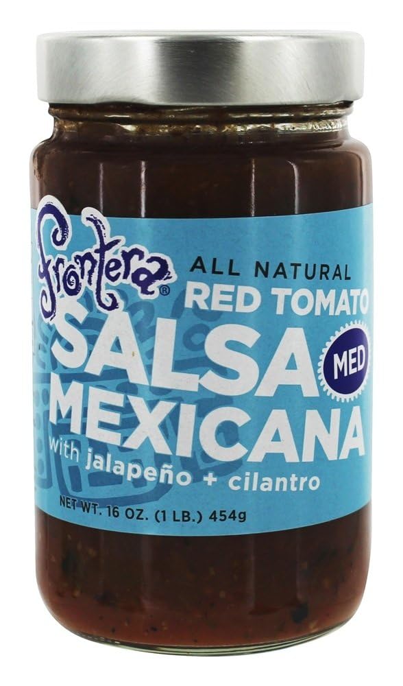 Frontera Foods Medium Chunky Tomato Dipping Salsa  16 Ounce - 6 Per Case.