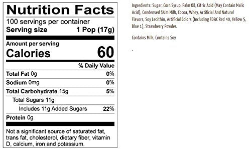 Tootsie Pops Limited Edition Assorted Wild Berry Flavors With Chocolatey Center - Over 3 Pounds Individually Wrapped Fruity Chocolate Lollipops - Peanut Free, Gluten Free, 100 Count