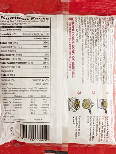 Sapporo Ichiban Original Ramen Noodles, 3.5 Ounce (Pack Of 12)