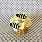Sugar Robot - Edible Bees For Cake Decorations - Small Size - Edible Bumblebee Cake Decorations - Enhanced Crafted - Made In The Usa Cake -Set Of 24 (Bumble Bees)