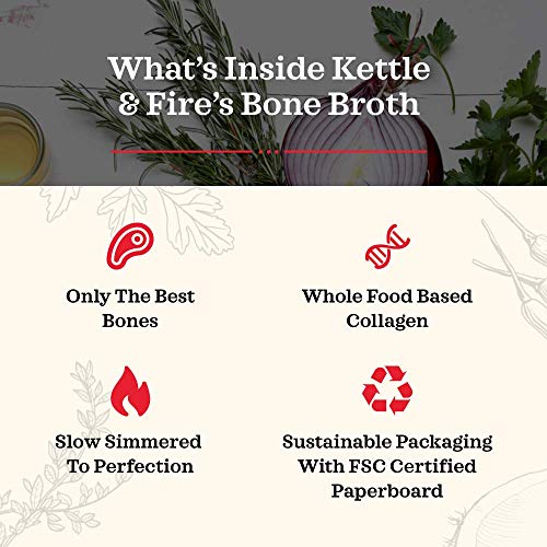 Kettle And Fire Bone Broth Lmngrs Gngr 16.9 FO