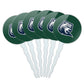 Drew University Secondary Logo Cupcake Picks Toppers Decoration Set of 6